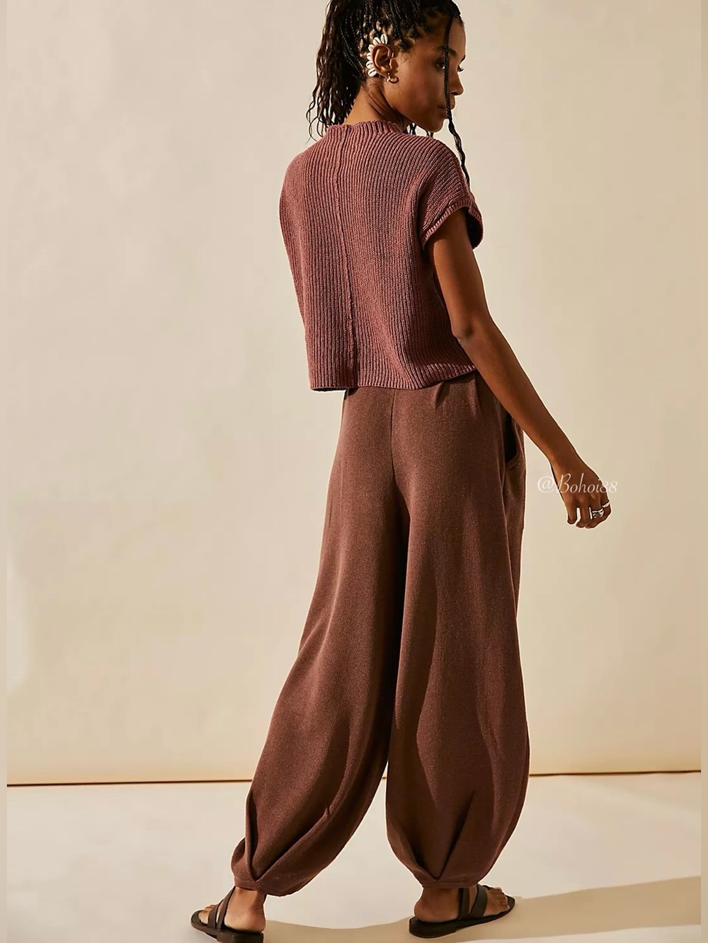 NWT Free People Freya Knit Sweater Set Two Piece